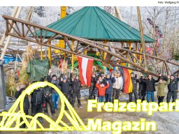 Aufbau des Themenbereichs „Sonnenbucht“ in FANTASIA (Januar 2025)